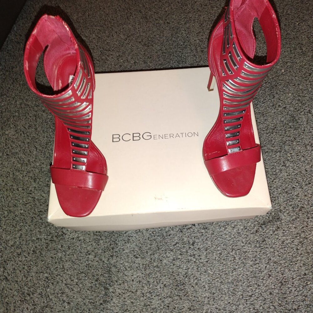 Red heel and red dress